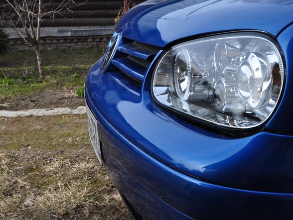 1998 Volkswagen Golf IV, синий, 440000 рублей - вид 18