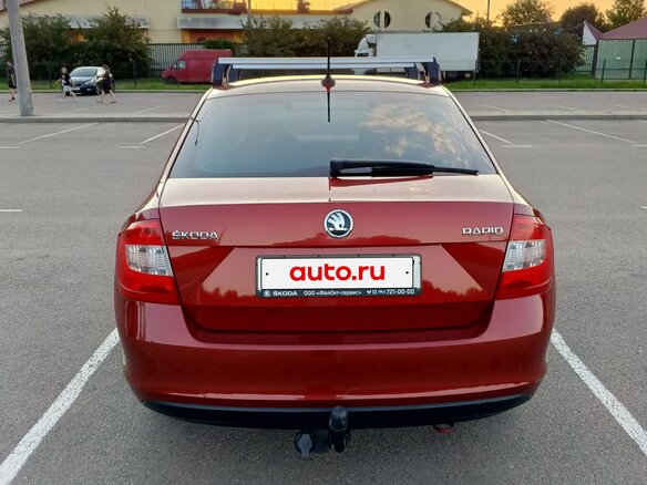 2017 Skoda Rapid I, красный, 1000000 рублей - вид 4