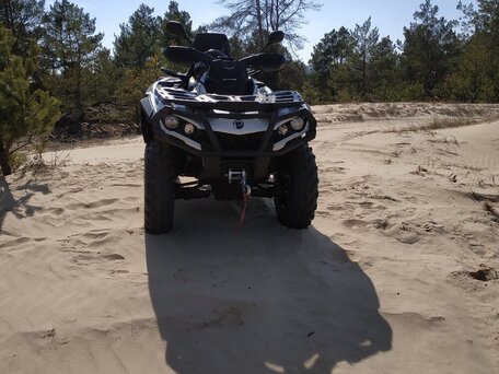 2014 BRP Can-Am Outlander 1000, белый, 1097568 рублей, вид 2