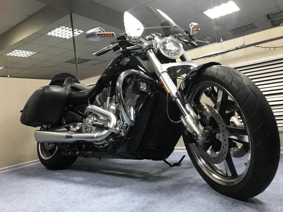 2010 Harley-Davidson V-Rod Muscle, чёрный, 1900000 рублей - вид 6