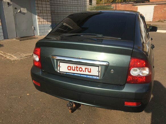2010 Lada (ВАЗ) Priora I, зелёный - вид 1