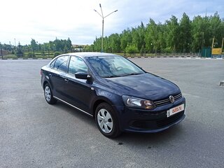 2012 Volkswagen Polo V, синий, 1080000 рублей, вид 4