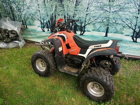 2013 Stels ATV-100, красный, 80000 рублей, вид 2