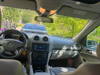 2007 Mercedes-Benz M-Класс 350 II (W164), голубой, 1100000 рублей, вид 4