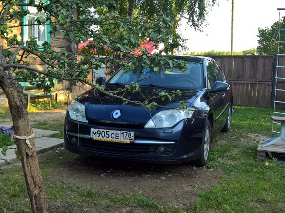 2008 Renault Laguna III, синий - вид 2