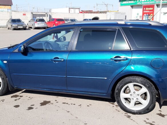 2006 Mazda 6 I (GG) Рестайлинг, зелёный - вид 1