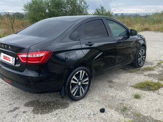 2015 Lada (ВАЗ) Vesta I, чёрный, 640000 рублей, вид 2