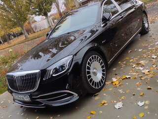 2018 Mercedes-Benz Maybach S-Класс 450 I (X222) Рестайлинг, чёрный, 5800000 рублей, вид 4