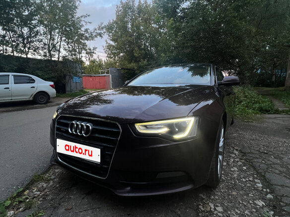 2014 Audi A5 I (8T) Рестайлинг, пурпурный, 1950000 рублей - вид 2