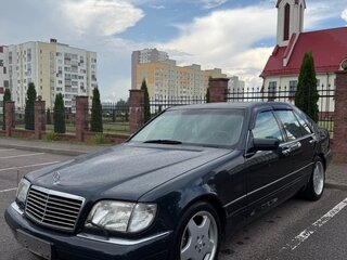 1997 Mercedes-Benz S-Класс 280 III (W140) Рестайлинг, синий, 1000000 рублей, вид 2