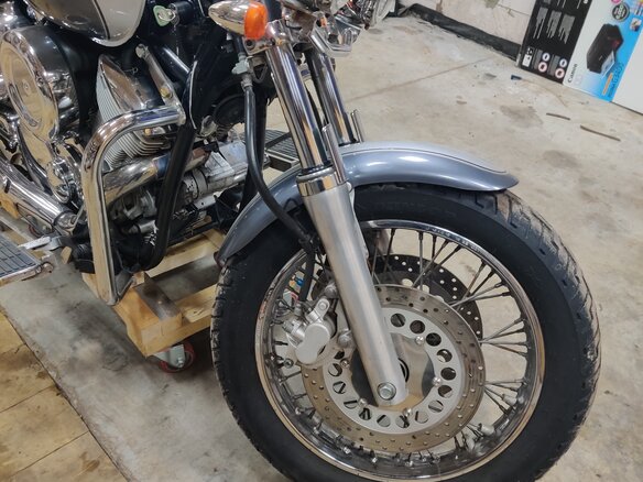 2000 Yamaha XVS1100, серебристый, 590000 рублей - вид 12