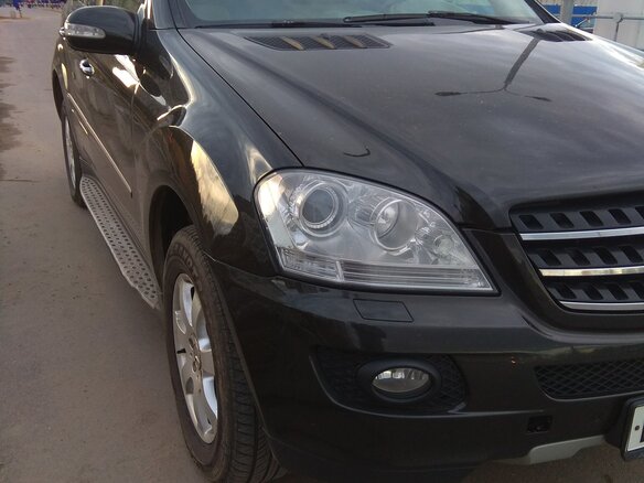 2007 Mercedes-Benz M-Класс 350 II (W164), коричневый - вид 1