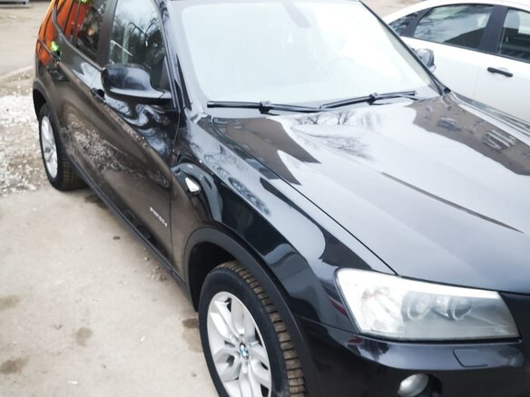 2011 BMW X3 20d xDrive II (F25), чёрный, 1380000 рублей - вид 1