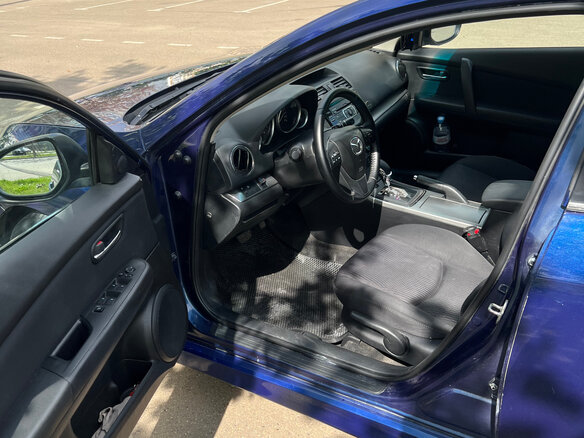 2011 Mazda 6 II (GH) Рестайлинг, синий, 850000 рублей - вид 8