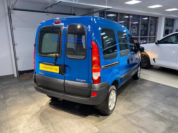 2003 Renault Kangoo I Рестайлинг, синий, 485000 рублей - вид 7