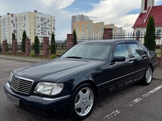 1997 Mercedes-Benz S-Класс 280 III (W140) Рестайлинг, синий, 1000000 рублей, вид 1