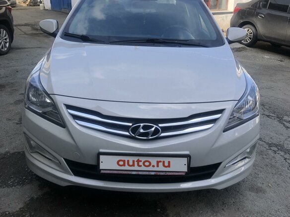 2016 Hyundai Solaris I Рестайлинг, бежевый, 975000 рублей