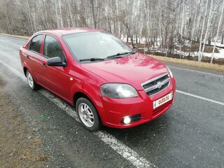 2008 Chevrolet Aveo I Рестайлинг, красный, 430000 рублей, вид 2