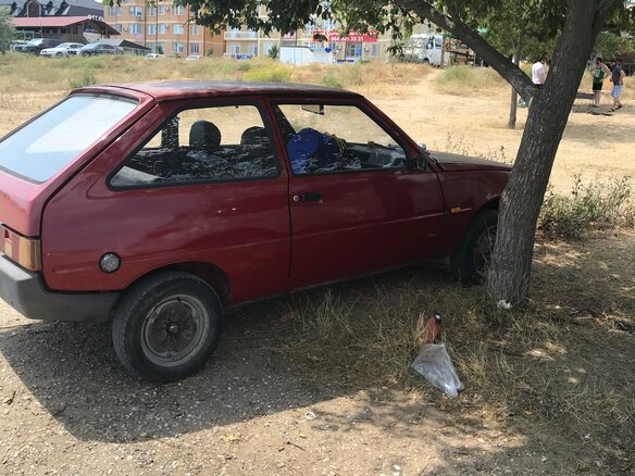 1996 ЗАЗ 1102 «Таврия» 110207, красный, 125000 рублей - вид 2
