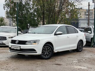 2015 Volkswagen Jetta VI Рестайлинг, белый, 819000 рублей, вид 1