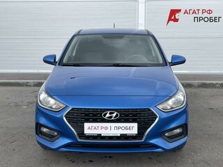 2018 Hyundai Solaris II, синий, 1185000 рублей, вид 2