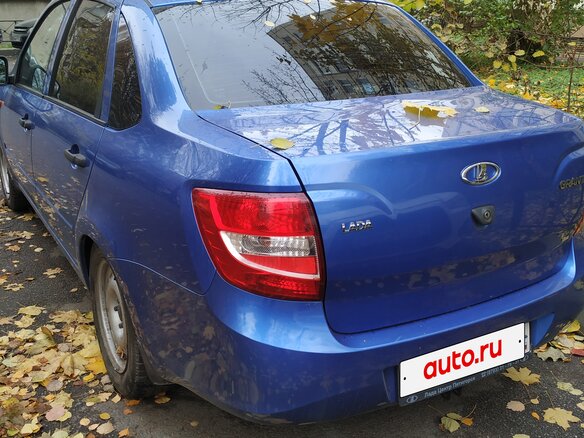 2015 Lada (ВАЗ) Granta I, синий, 625000 рублей - вид 1