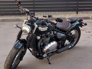 2018 Triumph Bonneville Speedmaster, чёрный, 1050000 рублей, вид 2