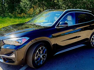 2021 BMW X1 28i xDrive II (F48) Рестайлинг, чёрный, 3480000 рублей, вид 2