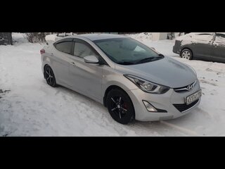 2014 Hyundai Elantra V (MD) Рестайлинг, серебристый, 1100000 рублей, вид 2