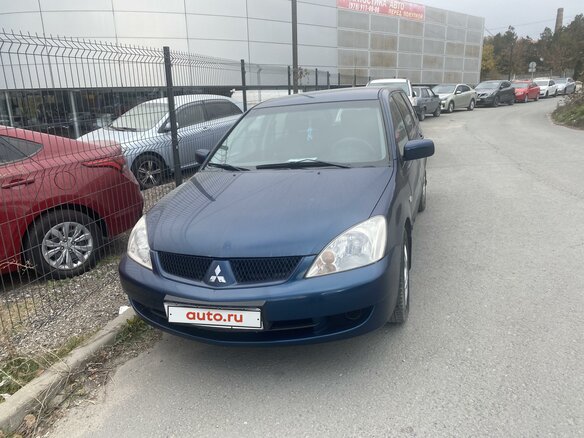 2007 Mitsubishi Lancer IX Рестайлинг, синий - вид 1