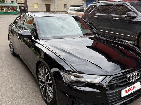 2019 Audi A6 55 TFSI V (C8), чёрный, 4600000 рублей