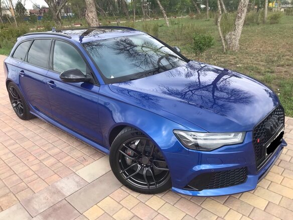 2016 Audi RS 6 performance III (C7) Рестайлинг, синий - вид 1