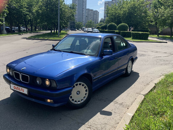 1995 BMW 5 серии 520i III (E34), синий - вид 6