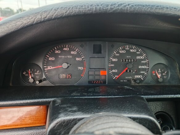 1992 Audi 100 IV (C4), красный, 550000 рублей - вид 8