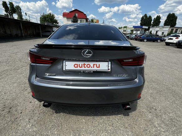 2016 Lexus IS 200t III Рестайлинг, серый, 3050000 рублей - вид 6