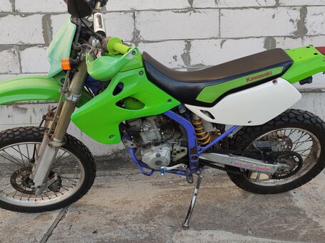 1999 Kawasaki KLX 250, зелёный, 200000 рублей, вид 2