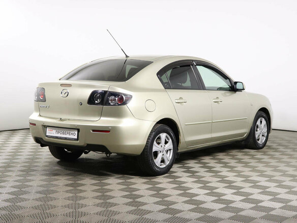 2008 Mazda 3 I (BK) Рестайлинг, золотистый - вид 4