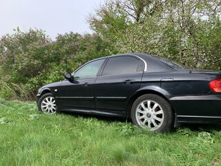 2007 Hyundai Sonata ТагАЗ IV (EF) Рестайлинг, чёрный, 450000 рублей, вид 2