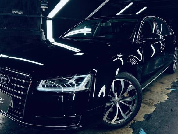 2014 Audi A8 Long III (D4) Рестайлинг, чёрный, 2562434 рублей - вид 12