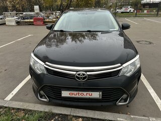 2016 Toyota Camry VII (XV50) Рестайлинг, чёрный, 1700000 рублей, вид 1