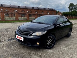 2012 Toyota Corolla X (E140, E150) Рестайлинг, чёрный, 900000 рублей, вид 1