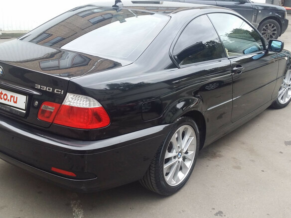 2004 BMW 3 серии 330i IV (E46) Рестайлинг, чёрный - вид 2