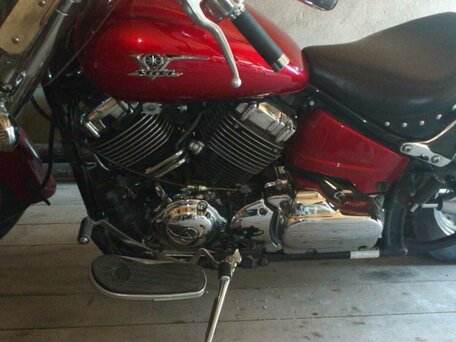 2009 Yamaha XVS650 Drag Star, пурпурный, 730000 рублей, вид 5