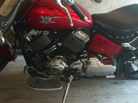 2009 Yamaha XVS650 Drag Star, пурпурный, 730000 рублей - вид 4