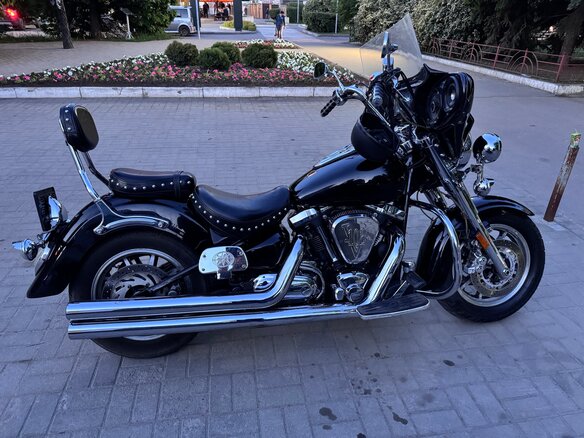 2005 Yamaha XV 1700 Road Star, чёрный, 610000 рублей - вид 5