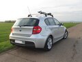 2007 BMW 1 серии 118i I (E81/E82/E87/E88) Рестайлинг, серебристый - вид 3