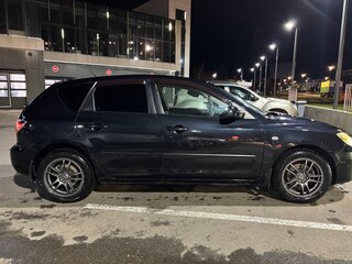 2007 Mazda 3 I (BK) Рестайлинг, чёрный, 620000 рублей, вид 3