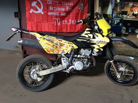 2000 Suzuki DR-Z 400 SM, жёлтый - вид 7