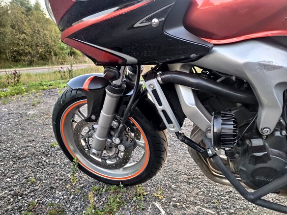 2009 Yamaha FZ6, оранжевый, 349000 рублей - вид 14