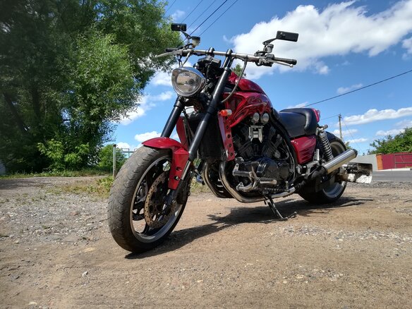 1995 Yamaha V-Max 1200, красный - вид 3